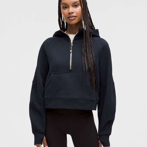 Lululemon Scuba Oversized Half Zip Hoodie XS/S True Navy